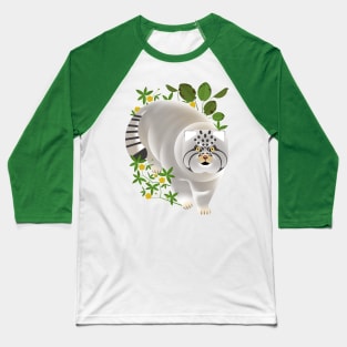 Otocolobus manul - Pallas's cat Baseball T-Shirt